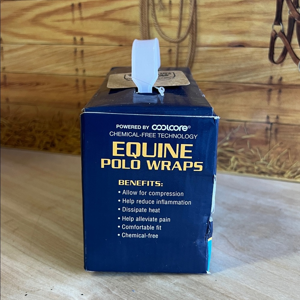 Blue Equine Polo Wraps - Picture 3 of 5
